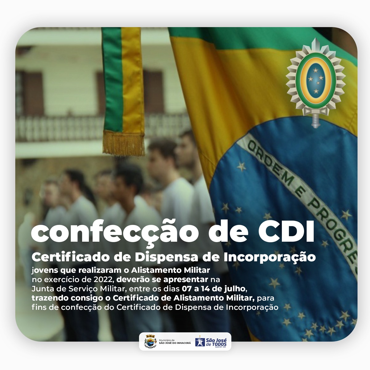 CONFECÇÃO DE CDI - Certificado de Dispensa de Incorporação